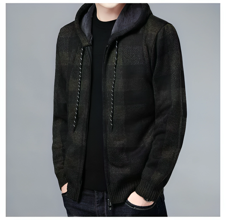 Herren Kapuzenpullover mit Geiko-Muster