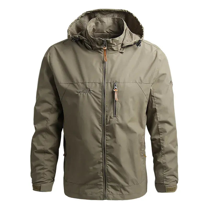 Herren Windbreaker Militär Stil